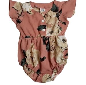 Pat Pat Floral Bodysuit Baby Girl Size 12-18 Months